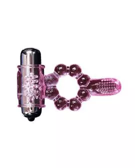 BAILE Silikonring - 10 Zungenrhythmen mit Rosa Vibration