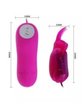 Baile Niedlicher Secret Bunny Vibrator - 12 Geschwindigkeiten