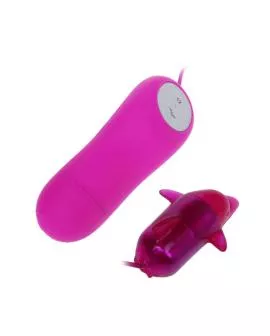 Baile - Niedlicher Secret Dolphin Vibrator 12V