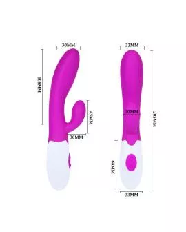 Pretty Love - Flirtation Alvis Vibrator mit Klitoris-Stimulator