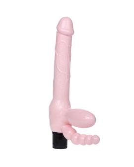 BAILE Seilloser TPR-Gurt mit Vibration und Analstimulation - 25,4 cm