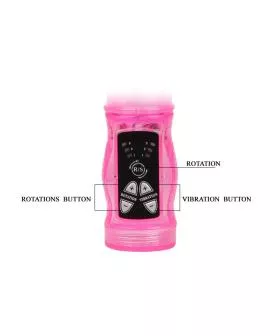 BAILE - Rosa Kaninchen Mini Rotator mit Superstimulator