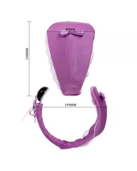 BAILE - Tanga mit Vibrator und Fernbedienung