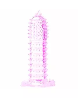 BAILE Penishülle mit Reizpunkten - Rosa 14 cm