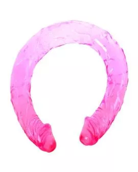 BAILE Rosa Doppel-Dong 44,5 cm - Erotik Toy
