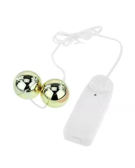 BAILE - Goldener Vibrator mit chinesischen Bällen