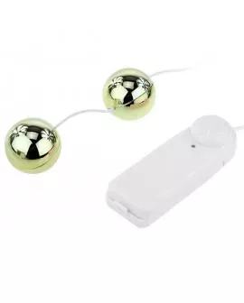 BAILE - Goldener Vibrator mit chinesischen Bällen