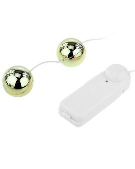 BAILE - Goldener Vibrator mit chinesischen Bällen