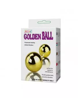 BAILE - GOLDENER VIBRATOR MIT CHINESISCHEN BLLEN