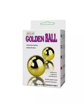 BAILE - Goldener Vibrator mit chinesischen Bällen