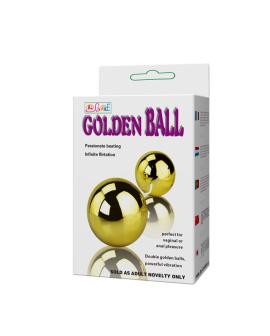 BAILE - Goldener Vibrator mit chinesischen Bällen