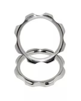 Metal Hard - Metall-Drehmomentsring für Penis & Hoden 45 mm