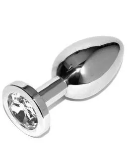 Metal Hard - Analplug Diamant Transparent Klein 5,71 cm