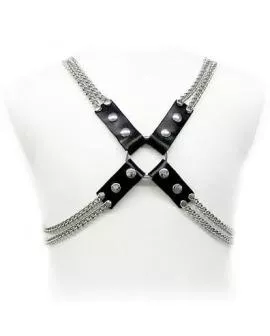 LEATHER BODY Kettengurt - Erotisches Lederoutfit
