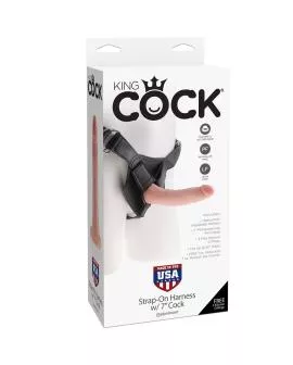 KING COCK - Harness mit Realistischem Penis 17,8 cm
