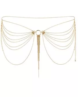 Bijoux Magnifique Metallkette - Goldene Taille Schmuck