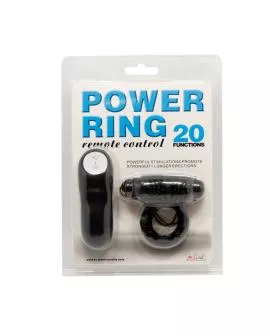 BAILE - Erotik Ring mit Fernbedienung Schwarz 20V