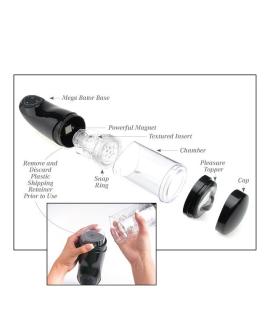 Extreme Toyz PDX Mega Bator - USB Männlicher Masturbator Anal Schwarz
