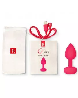 G-VIBE - FUNTOYS GPLUG ANAL WIEDERAUFLADBARER VIBRATOR KLEIN NEON PINK 3CM