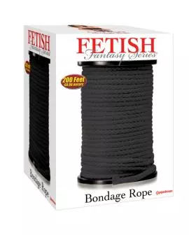 Fetish Fantasy Series Bondageseil Schwarz - 60,96 m