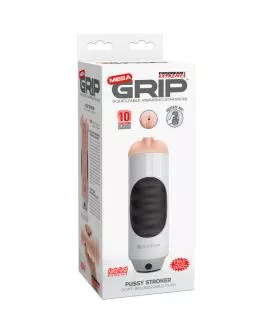 Extreme Toyz Pipedream Mega Grip Vagina-Masturbator Vibrator