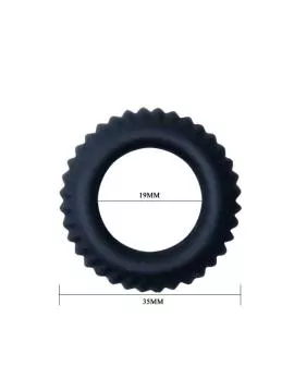 BAILE Titan Cockring Schwarz - 1,9 cm Durchmesser