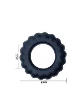 BAILE - Titan Cockring Schwarz 2 cm Erotik