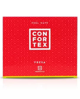 Confortex Erdbeerkondome - 144 Einheiten