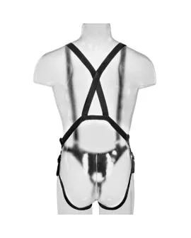 KING COCK - 25,5 CM HOLLOW STRAP-ON SUSPENDER SYSTEM FLESH