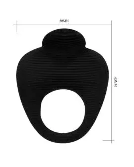 PRETTY LOVE - THIMBLE VIBRATORRING SCHWARZ