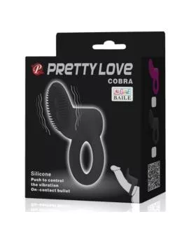Pretty Love - Cobra Vibratorring Schwarz