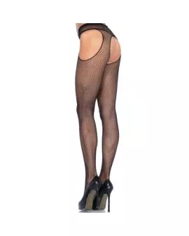 Leg Avenue - Sexy Fischnetz-Strümpfe Schwarz