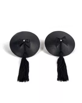 Bijoux - Burlesque Schwarze Nippleabdeckungen
