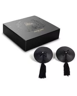 Bijoux - Burlesque Schwarze Nippleabdeckungen