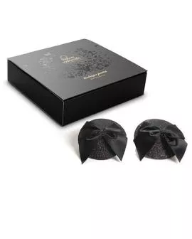 Bijoux - Burlesque Glänzende Nippleabdeckungen mit Schleife