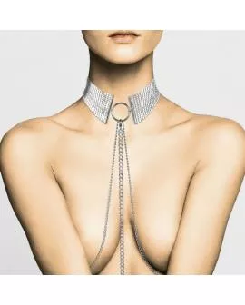 BIJOUX - Désir Métallique Silbermetallische Halskette
