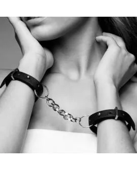 Bijoux Indiscrets Maze Handschellen - Schwarze Armbänder