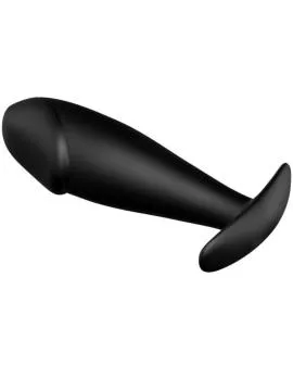 Pretty Love - Silikon Anal Plug Penisform Schwarz