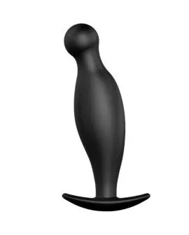 Pretty Love - Silikon Analplug 11,7 cm Schwarz