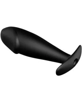 Pretty Love - Silikon Anal Plug Penisform 12 Vibrationsmodi Schwarz