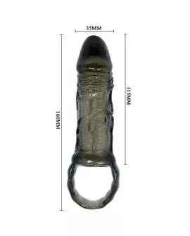 BAILE Penisverlängerungshülle mit Hodengurt - 11,5 cm