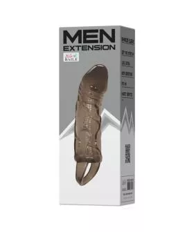 BAILE Penis Extender Cover mit Gurt - Schwarz 13,5 cm
