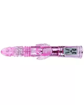BAILE - Wiedaufladbarer Vibrator mit Rotation Schmetterling