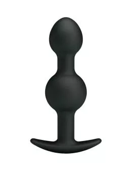 Pretty Love - Silikon Analkugeln Spezielle Stimulation 10,3 cm Schwarz