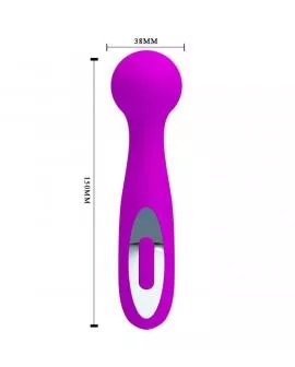 PRETTY LOVE - WADE WIEDERAUFLADBARES MASSAGER 12 FUNKTIONEN