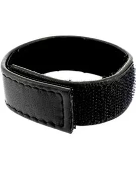 LEATHER BODY - HAHN UND KUGELGURT VELCROED EINSTELLBAR - SCHWARZ