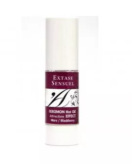 EXTASE SENSUAL - MASSAGEÖL MIT WÄRMEFFEKT UND BROMBEER PHEROMONEN 30 ML