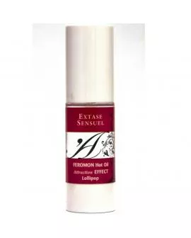 EXTASE SENSUAL - MASSAGEÖL MIT WÄRMEFFEKT UND LOLLIPOP PHEROMONEN 30 ML