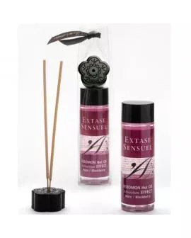 EXTASE SENSUAL - MASSAGEÖL MIT WÄRMEFFEKT UND BROMBEER PHEROMONEN 100 ML