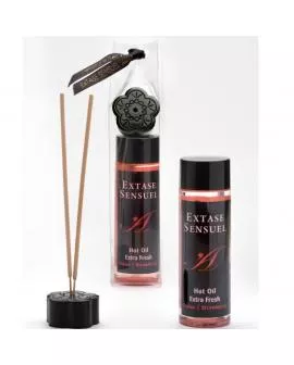 EXTASE SENSUAL - MASSAGEÖL MIT EXTRA FRISCHEM ERDBEEREFFEKT 100 ML